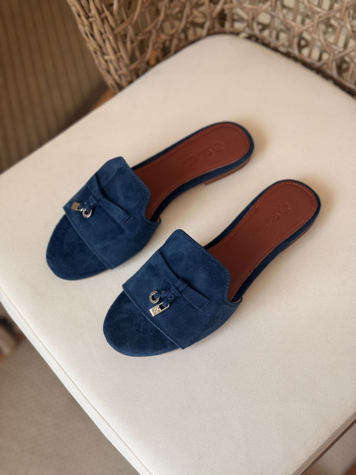 Loro Piana Summer Charms Flat Slides