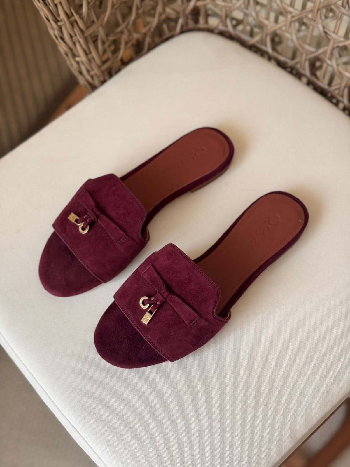 Loro Piana Summer Charms Flat Slides