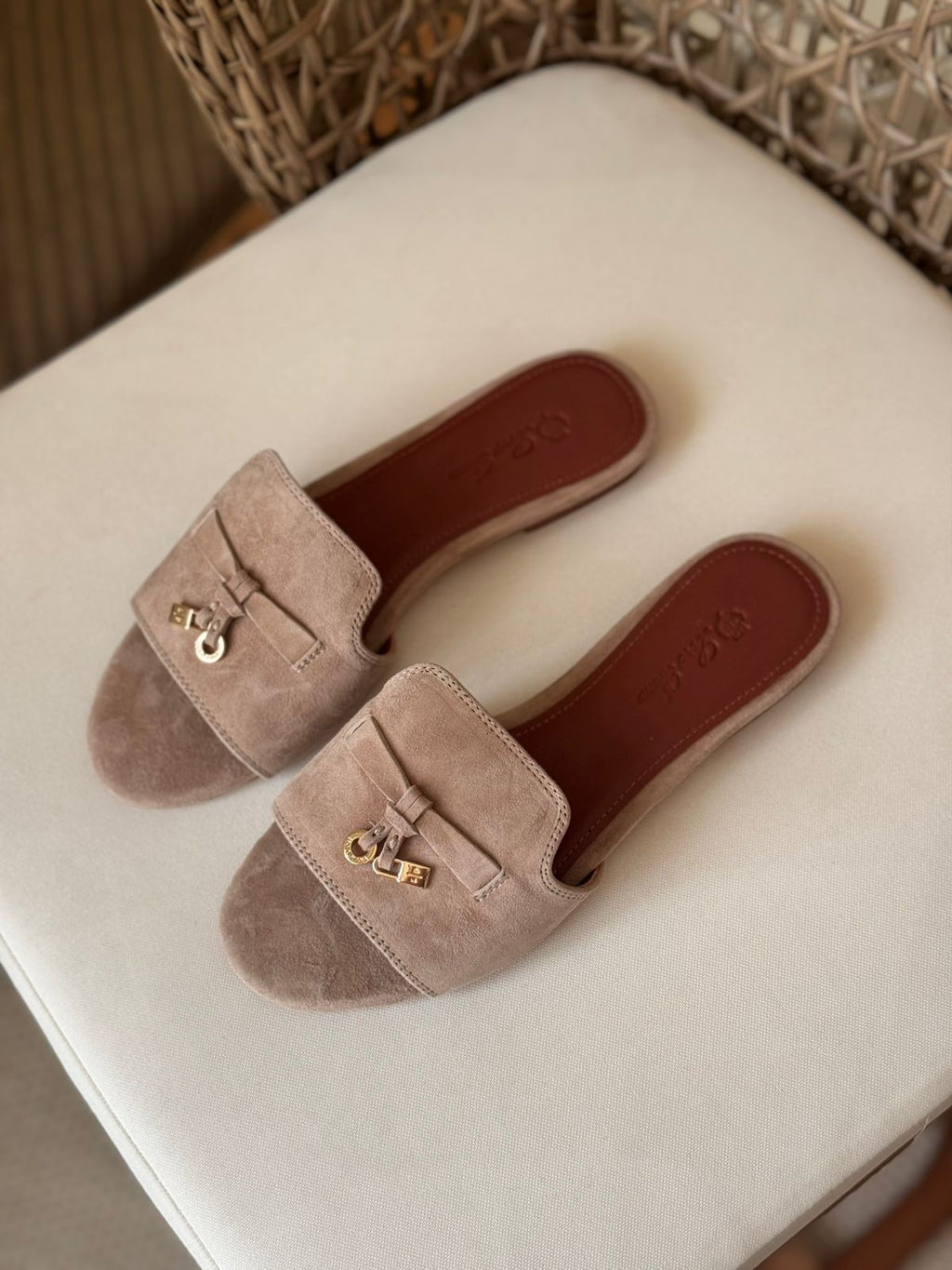 Loro Piana Summer Charms Flat Slides