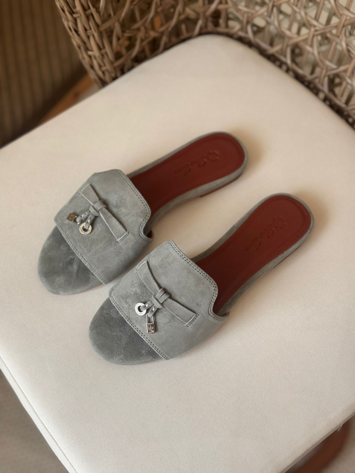 Loro Piana Summer Charms Flat Slides