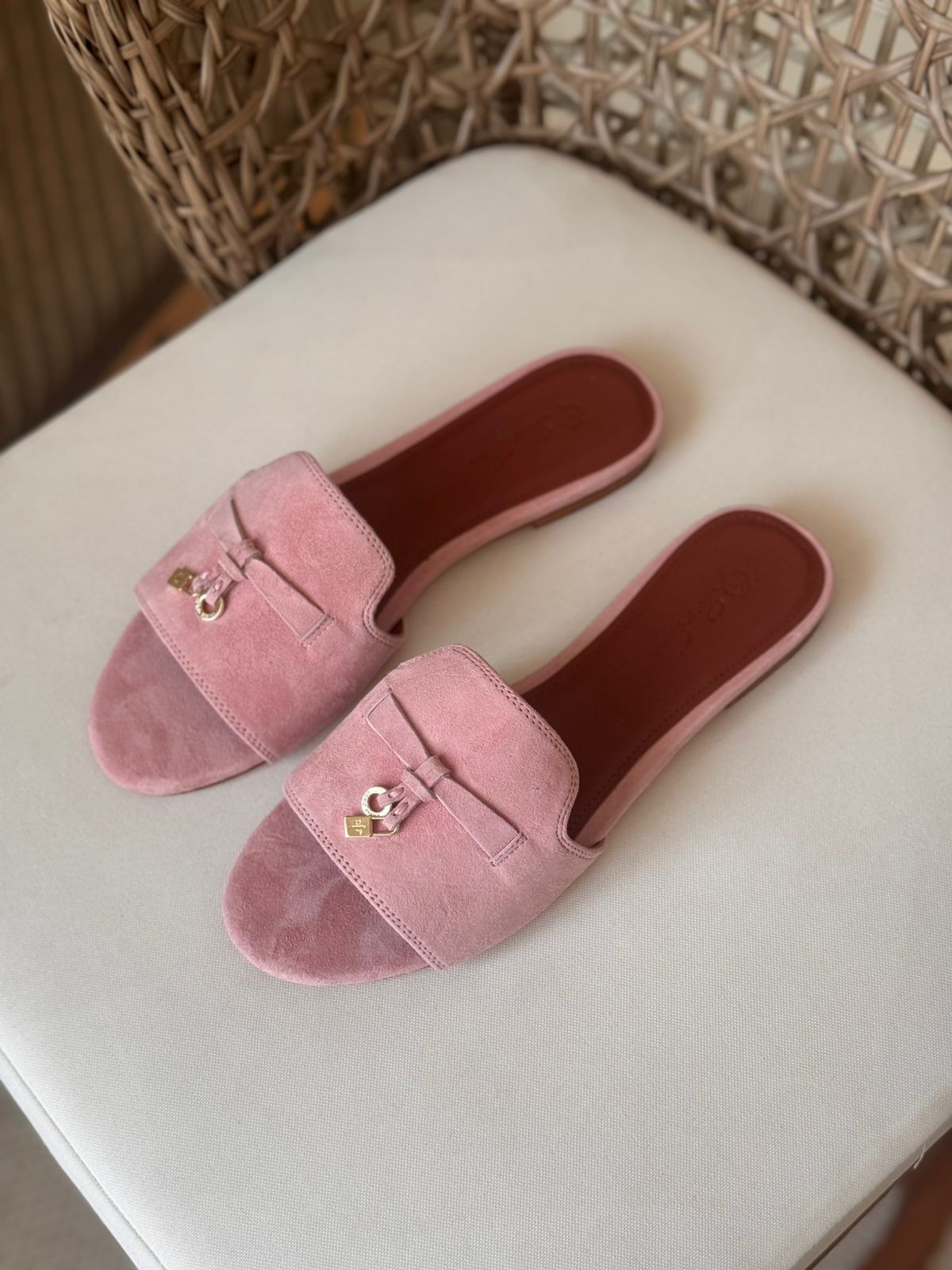 Loro Piana Summer Charms Flat Slides