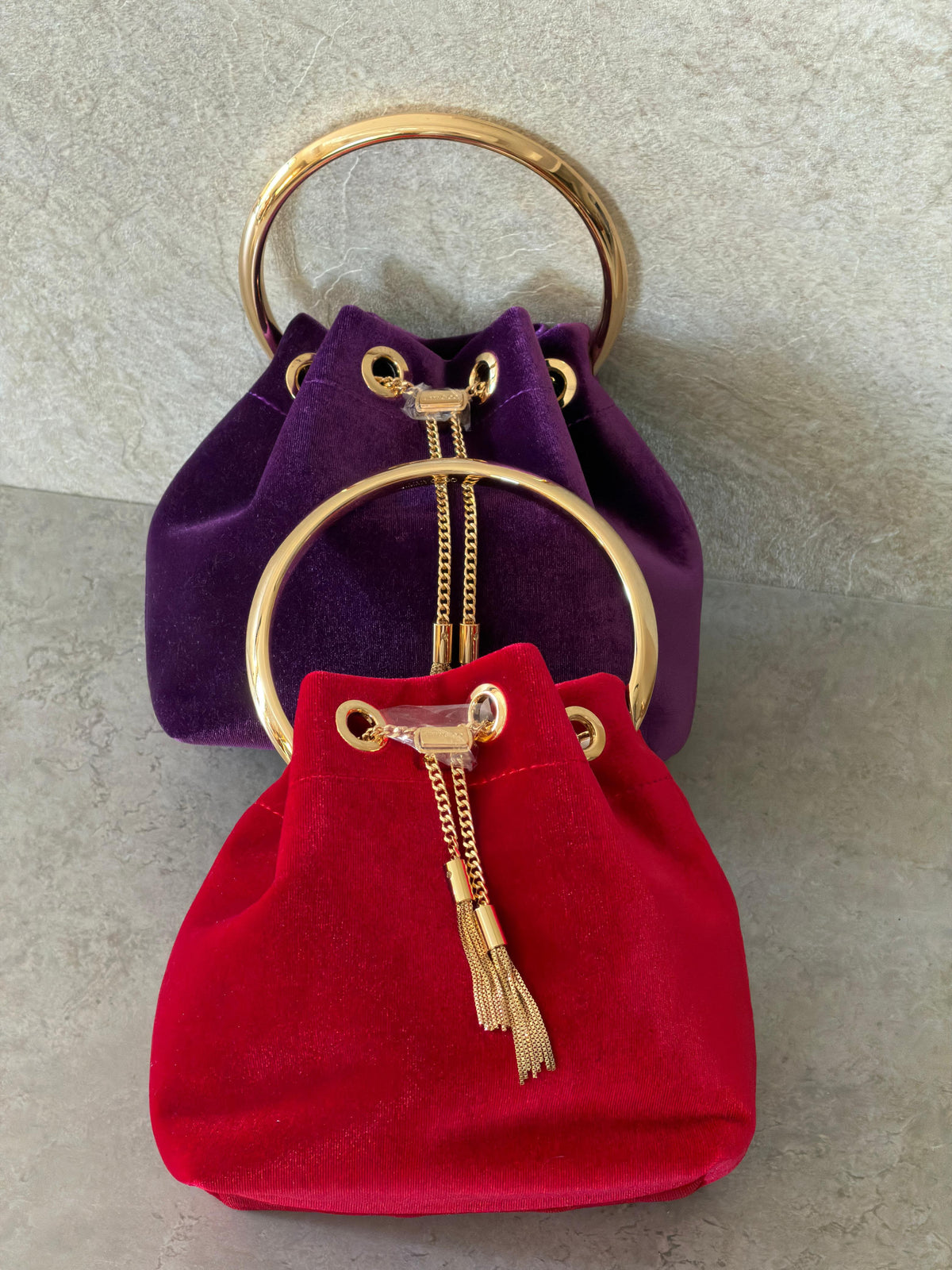 Jimmy Choo Bon Bon Velvet Bag