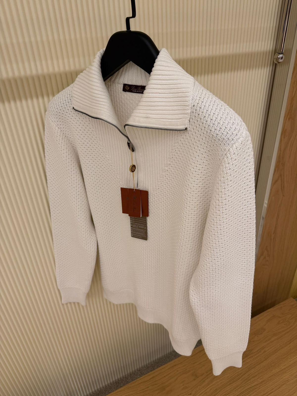 Loro Piana Classic Half-Zip Mezzocollo Jumper