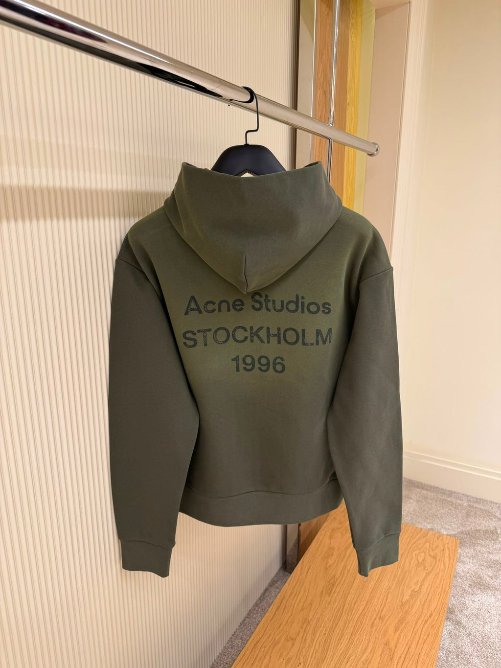 Acne Studios Fleece Logo Hoodie