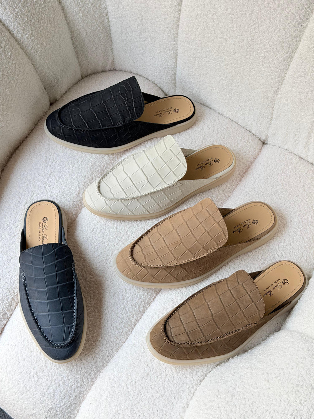 Loro Piana Babouche Walk Mules
