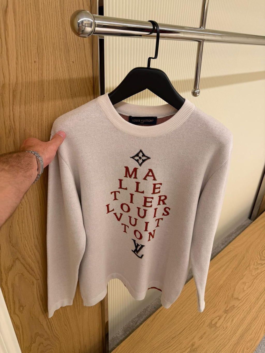 Louis Vuitton Signature Knit Crewneck Sweatshirt