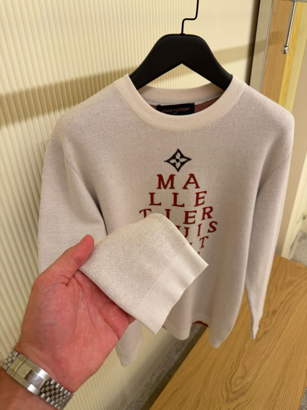 Louis Vuitton Signature Knit Crewneck Sweatshirt