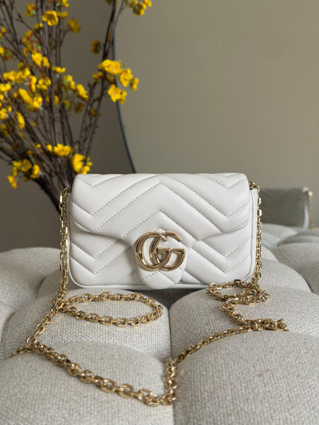 Gucci Super Mini GG Marmont Bag