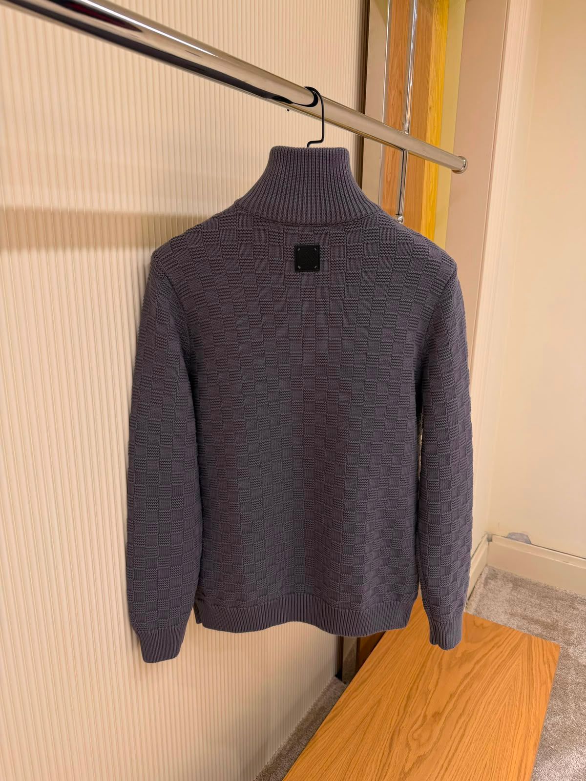 Louis Vuitton Cashmere-Wool Blend Half-Zip Pullover