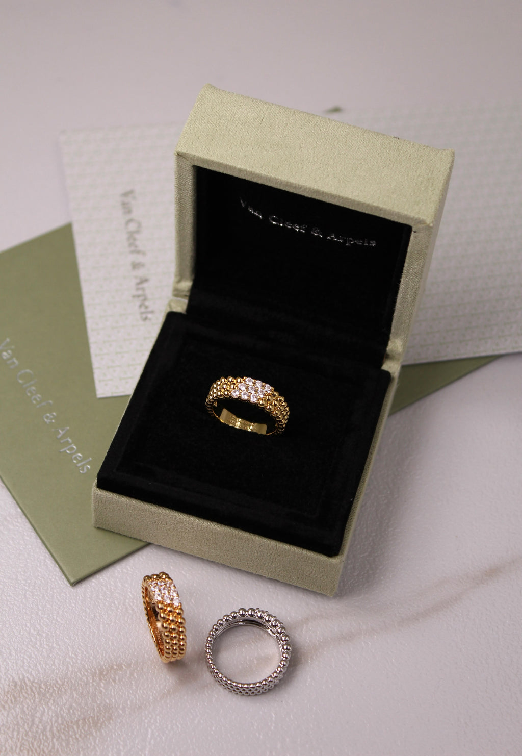Van Cleef & Arpels Perlée Diamonds Ring