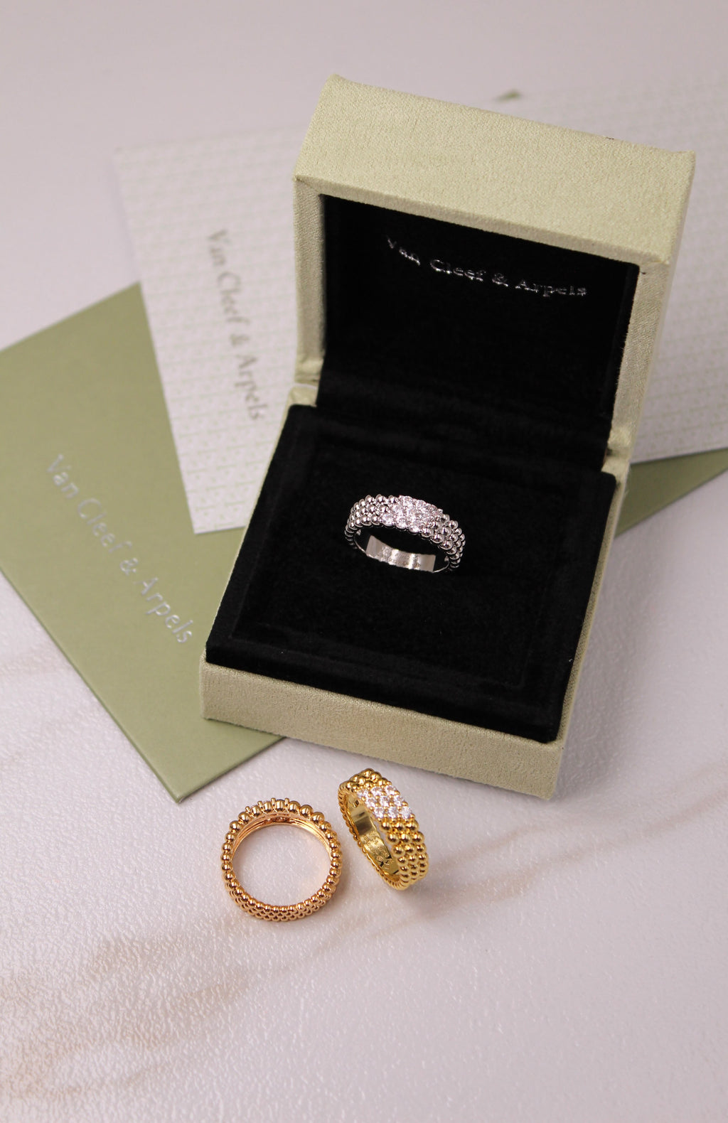 Van Cleef & Arpels Perlée Diamonds Ring
