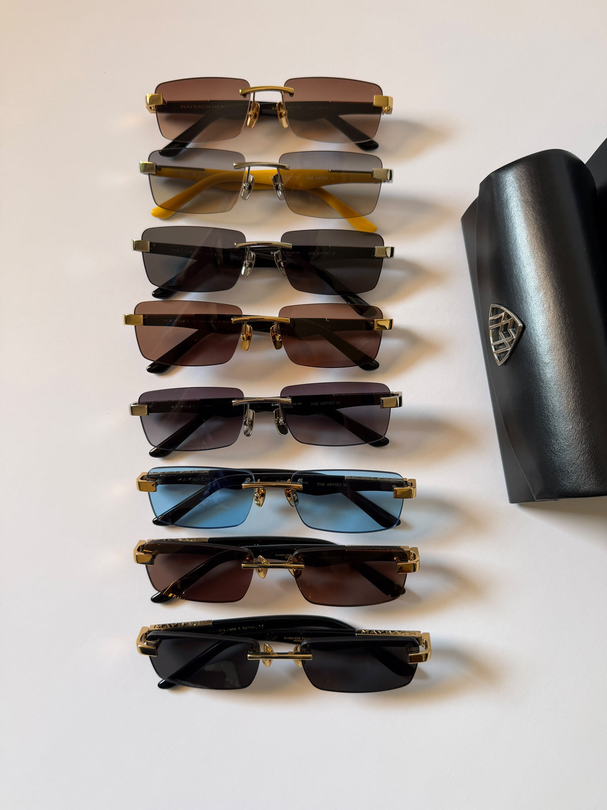 Maybach The Educator I Rimless Sunglasses