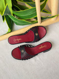 Chanel Goatskin Multi-Strap Flat