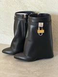 Givenchy Shark Lock Ankle Boots in Leather