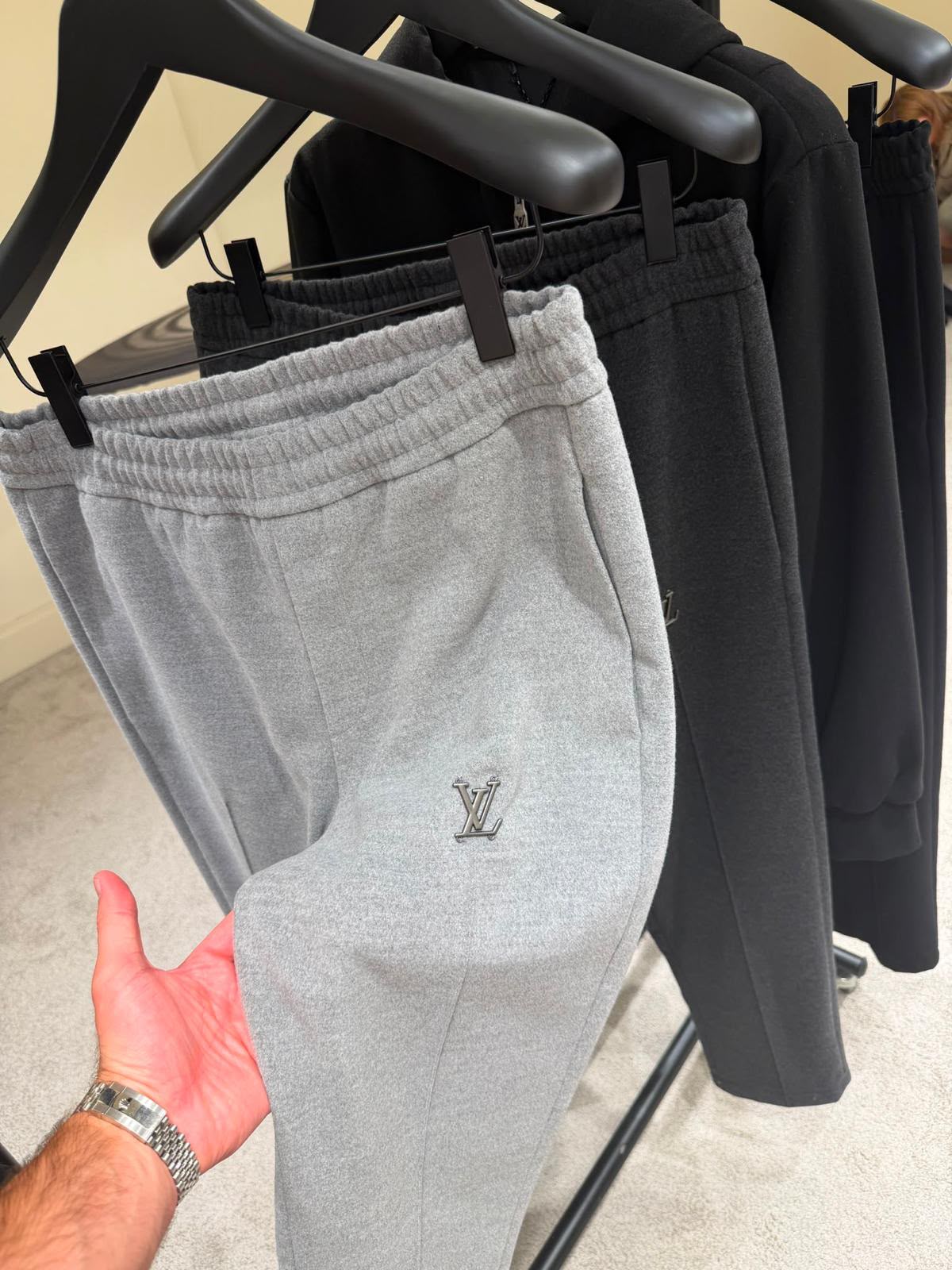 Louis Vuitton Embroidered LV Initial Double Face Cashmere Tracksuit