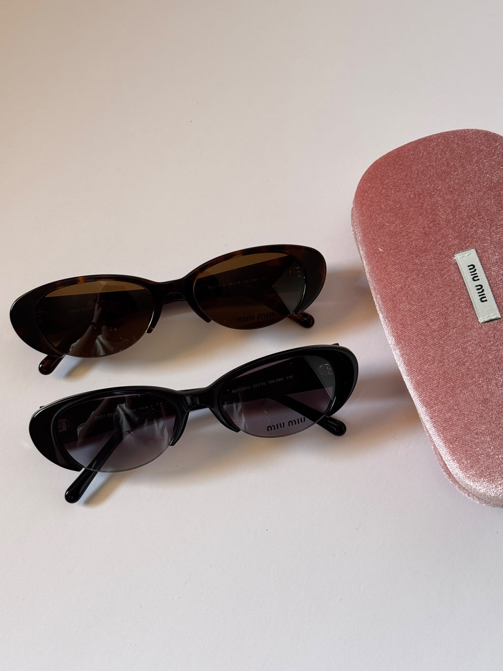 Miu Miu Vedette Oval Sunglasses