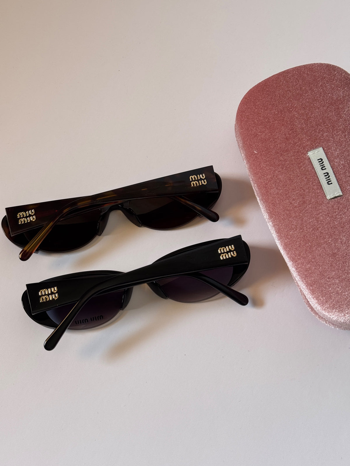 Miu Miu Vedette Oval Sunglasses