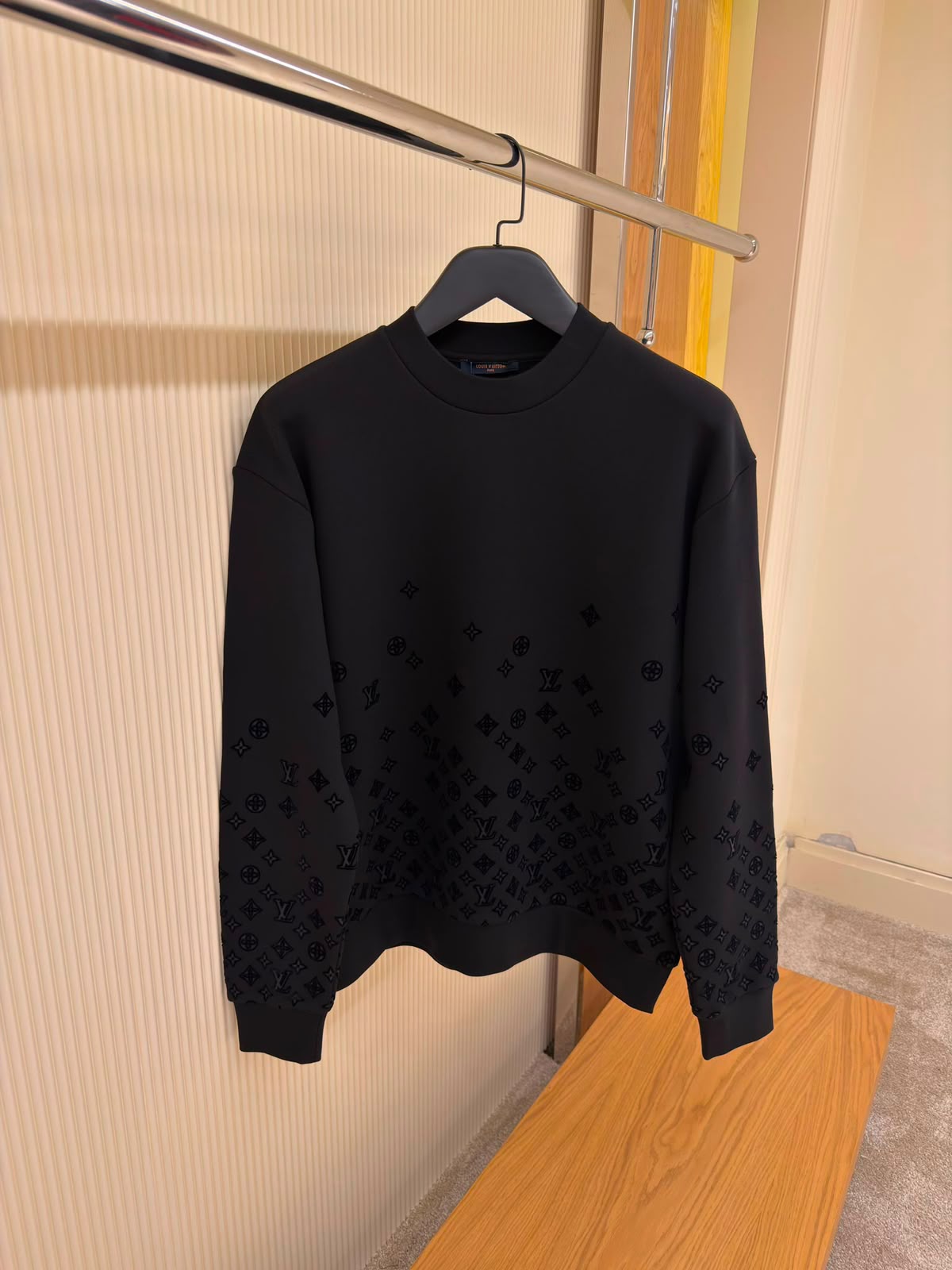 Louis Vuitton Monogram Mix Cashmere Crewneck