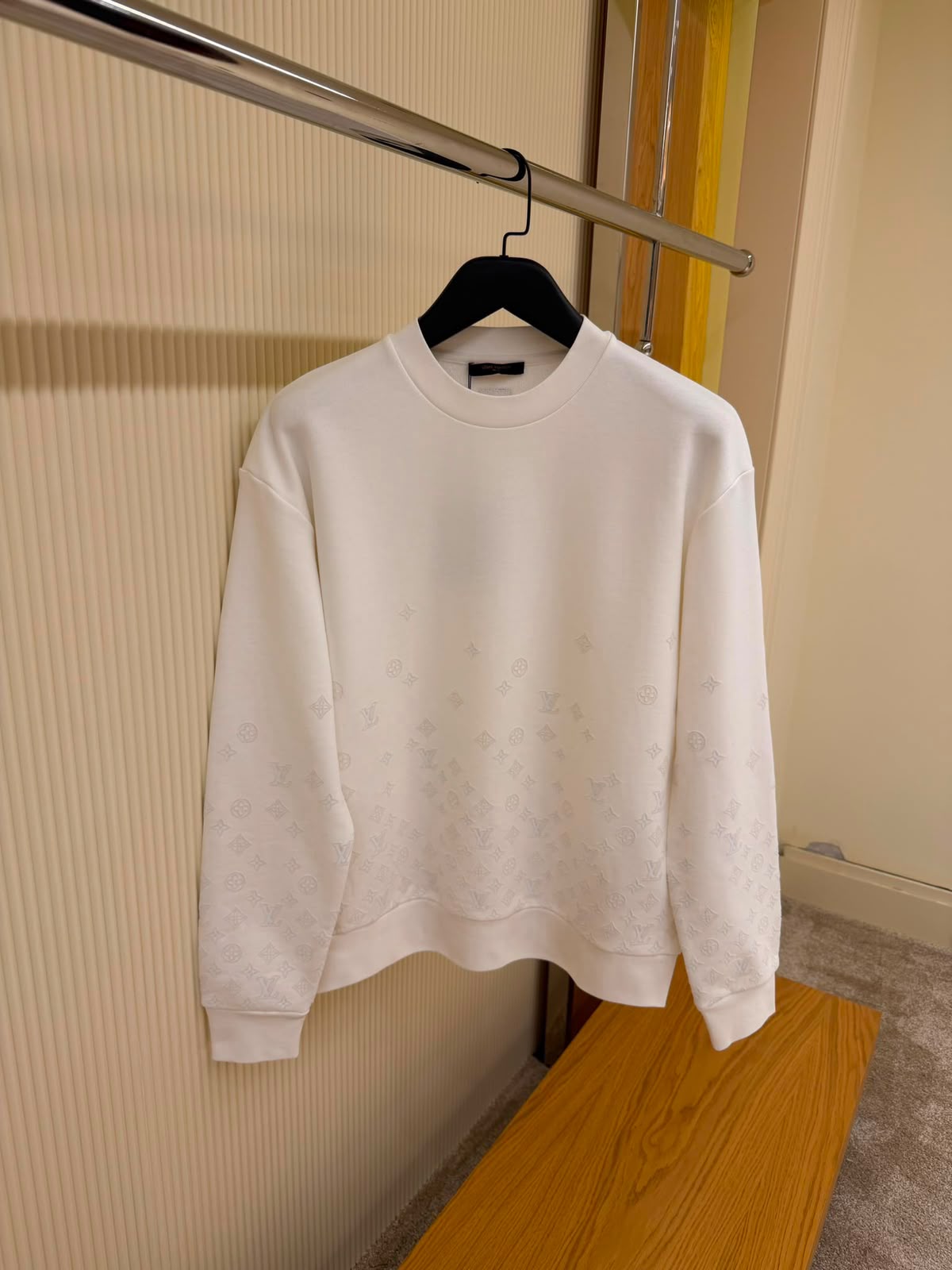 Louis Vuitton Monogram Mix Cashmere Crewneck