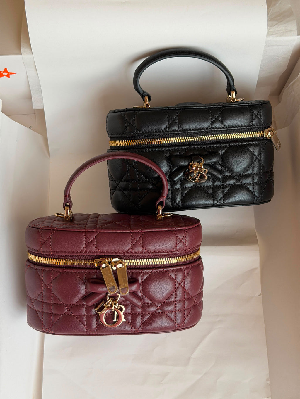 Dior Caro Mini Vanity Cases Bag