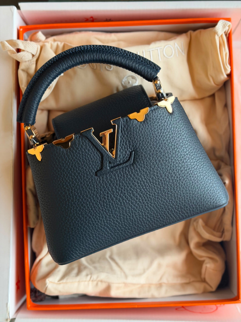Louis Vuitton Capucines Mini Flower Crown bag