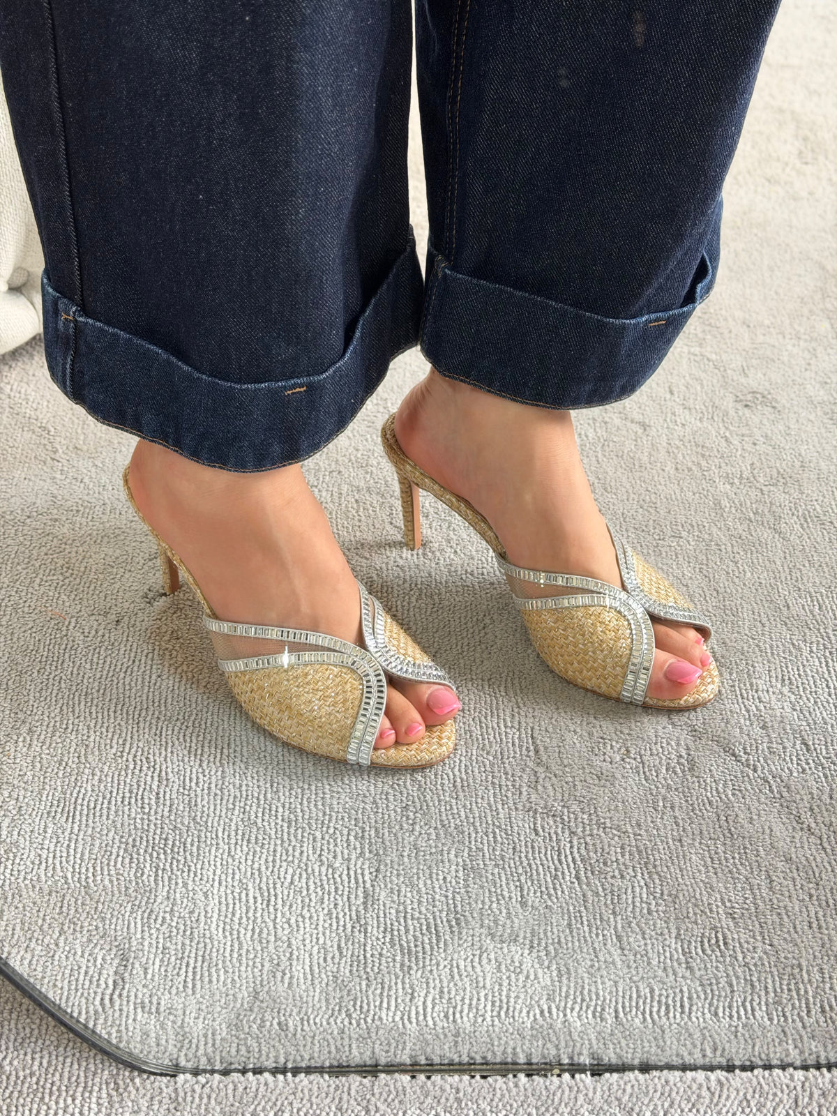 Aquazzura Wild Aurora Mules