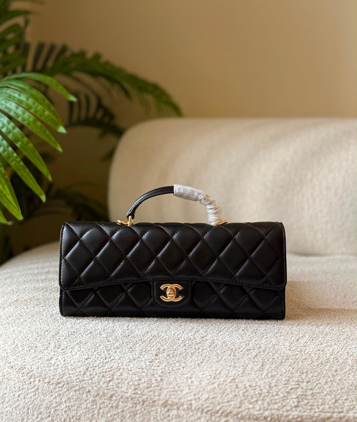 Chanel Top Handle East-West Flap Bag