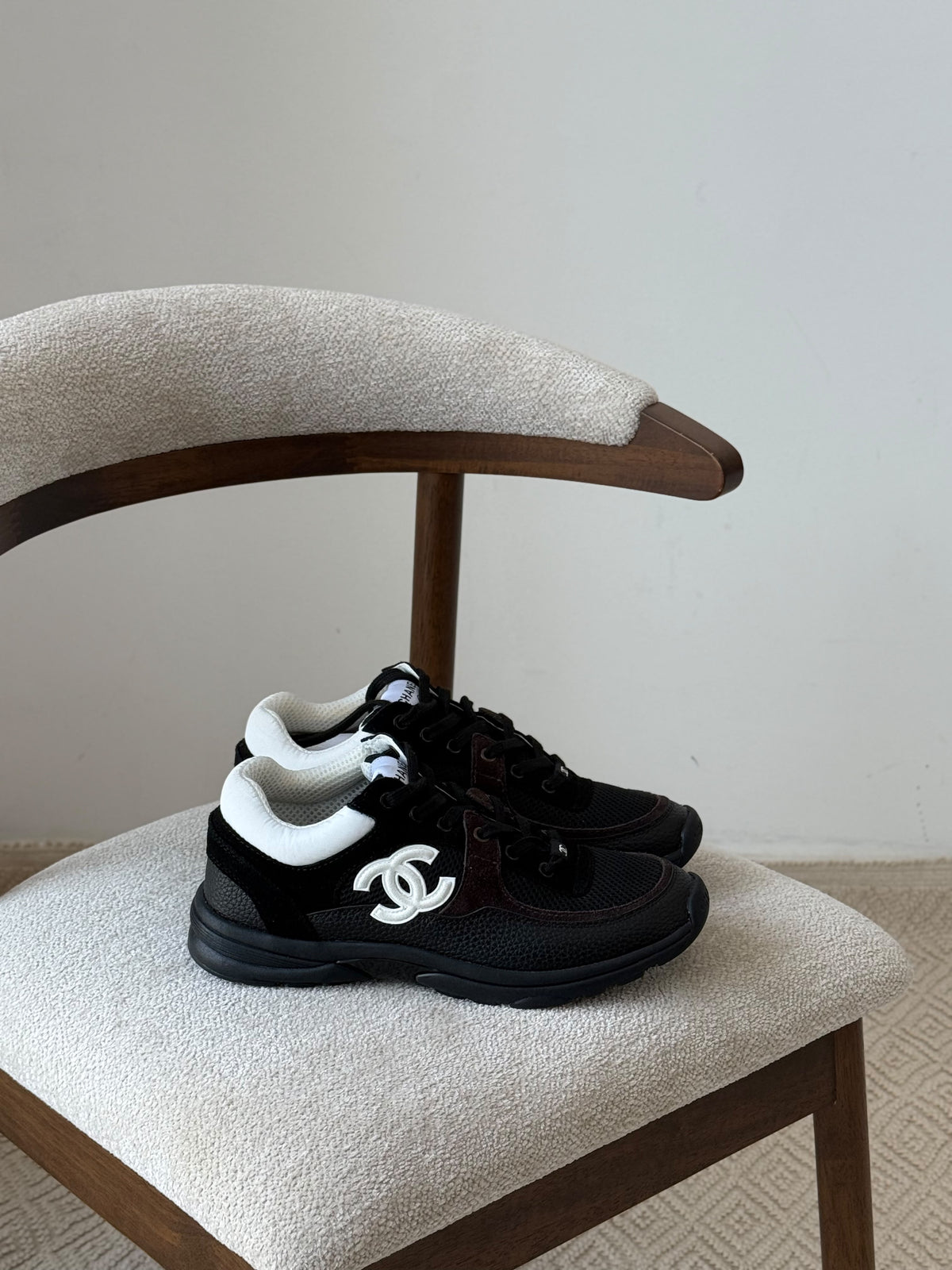 Chanel Mesh, Suede Calfskin & Grained Calfskin Trainers