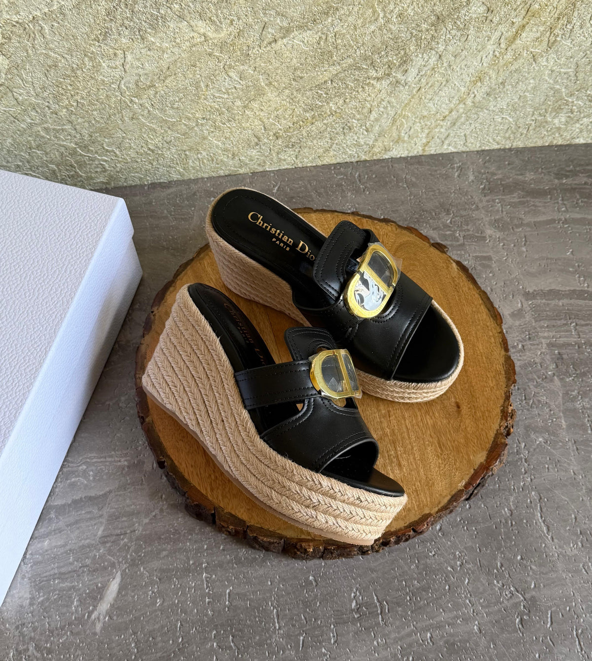 Dior 30 Montaigne Wedge Slides