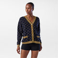 Gucci GG Cotton Lame Cardigan