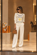 Hermes Palefroi Remix Long-Sleeve Twillaine Sweater