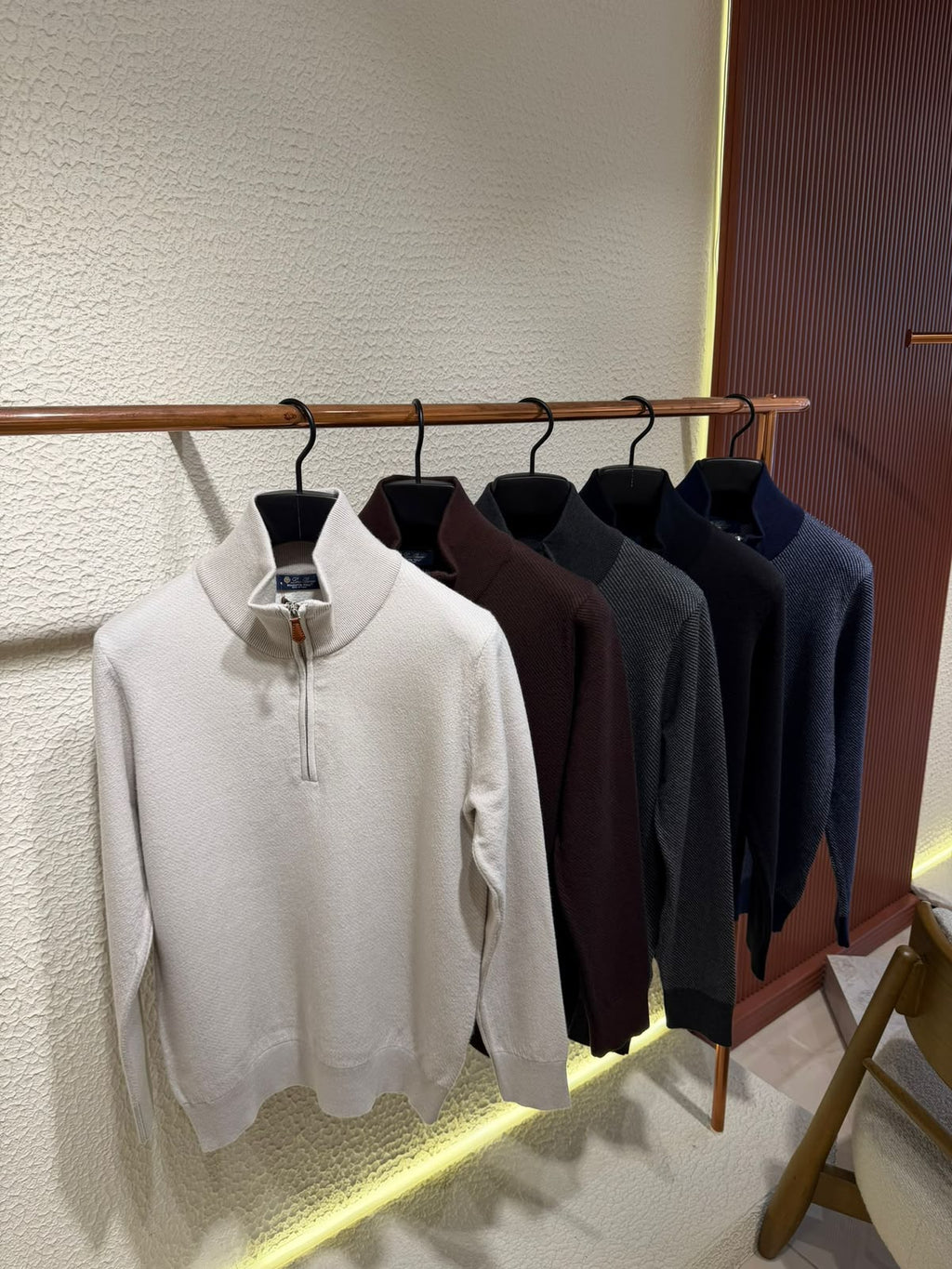 Loro Piana Roadster Cashmere Half-Zip Sweater