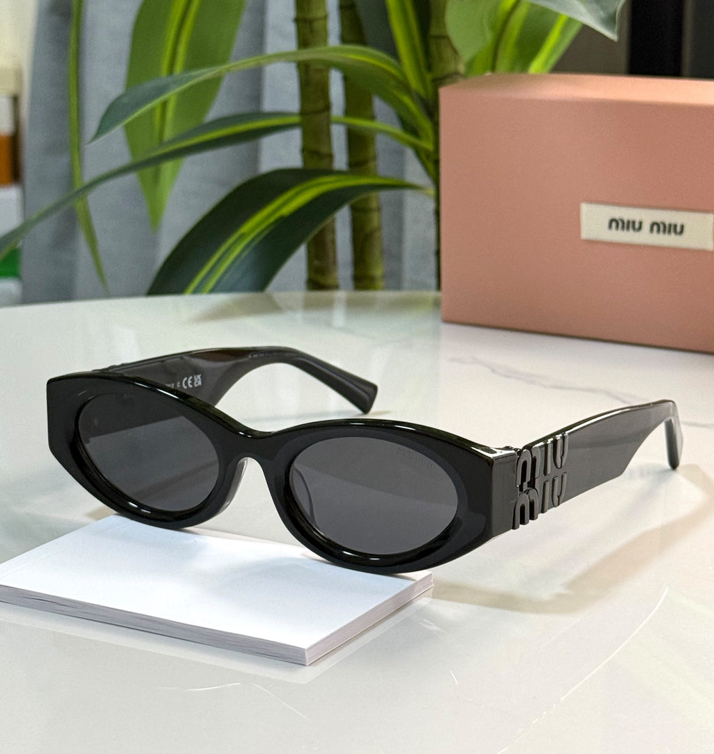 Miu Miu Glimpse Oval Sunglasses