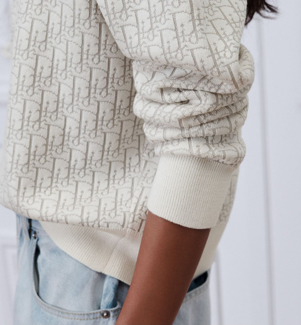 Dior Oblique Long-Sleeve Sweater