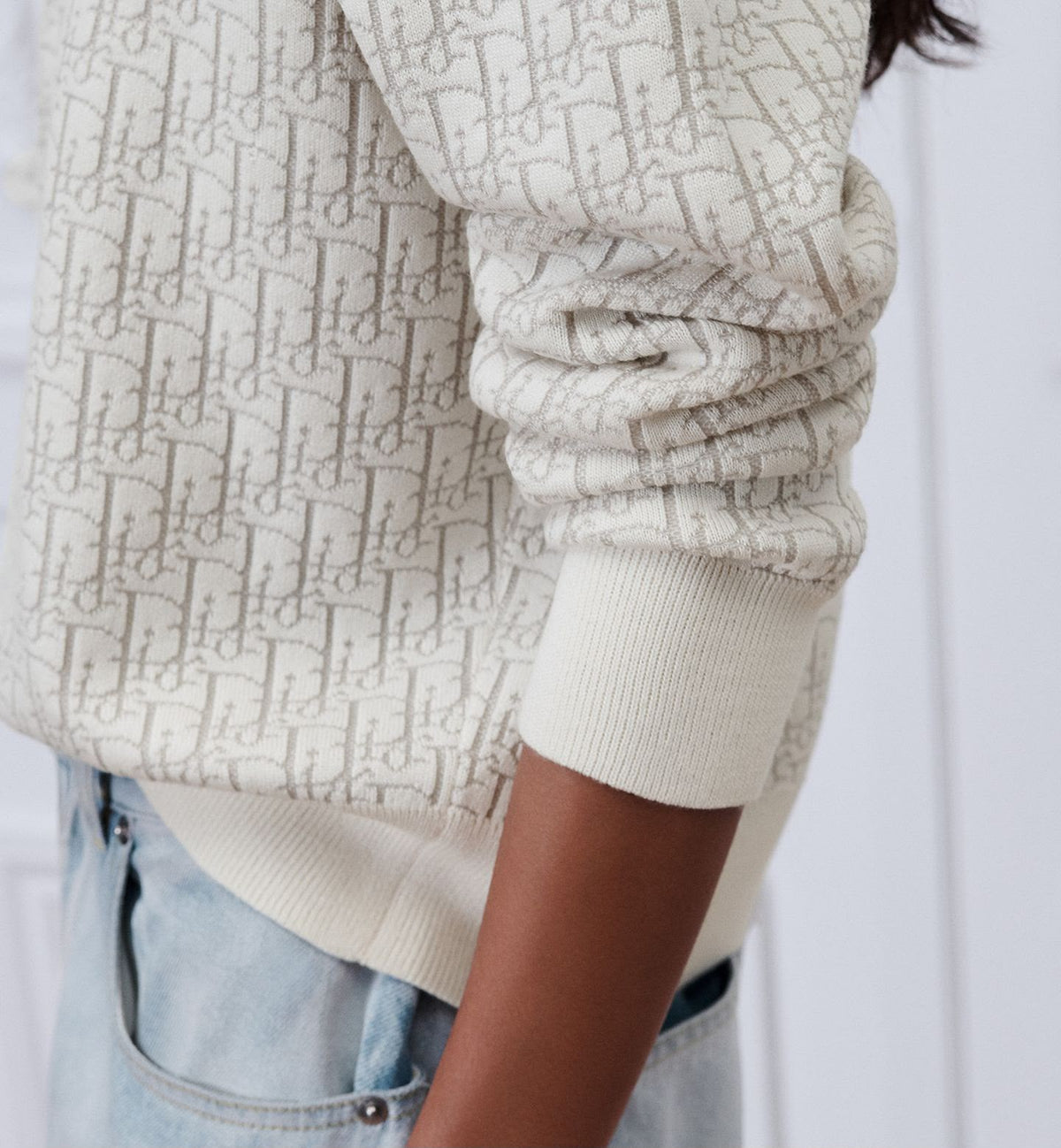 Dior Oblique Long-Sleeve Sweater