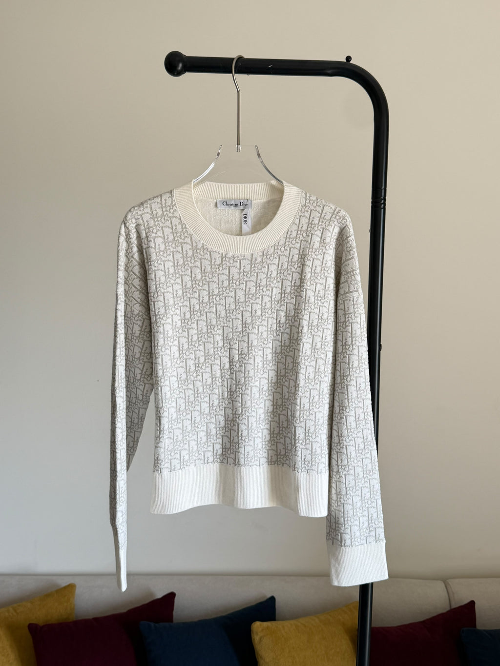 Dior Oblique Long-Sleeve Sweater