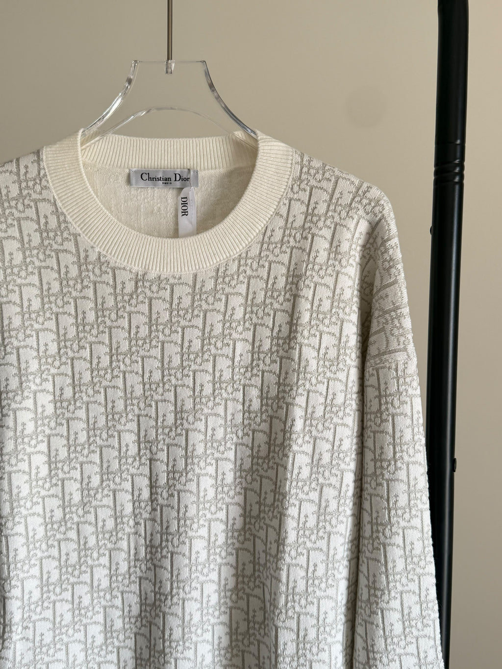 Dior Oblique Long-Sleeve Sweater