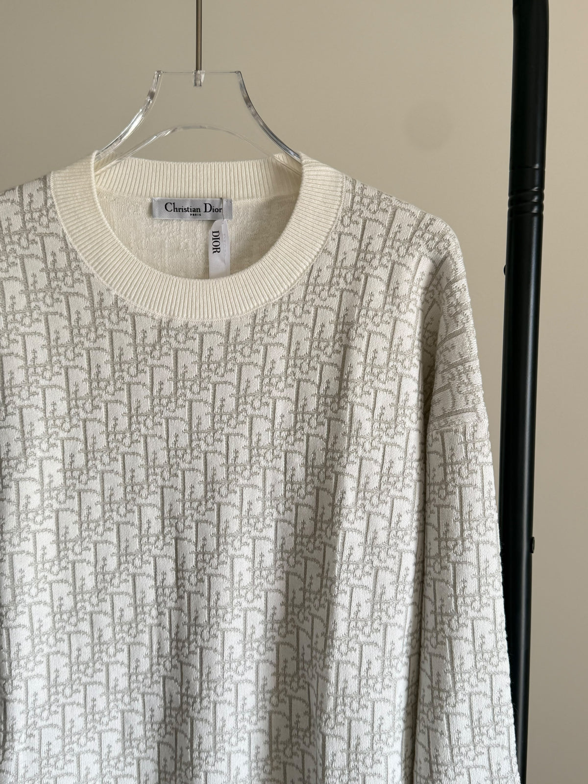 Dior Oblique Long-Sleeve Sweater