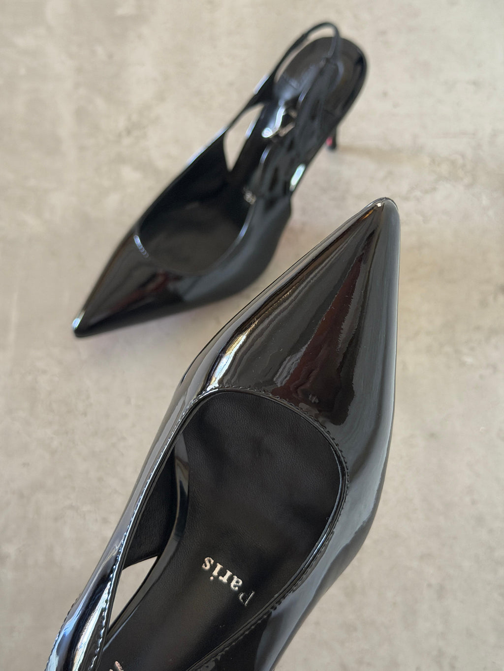 Christian Louboutin Hot Chick Sling Patent Leather Pump
