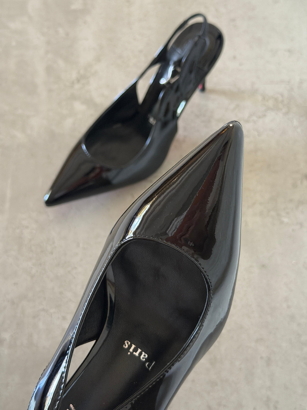 Christian Louboutin Hot Chick Sling Patent Leather Pump
