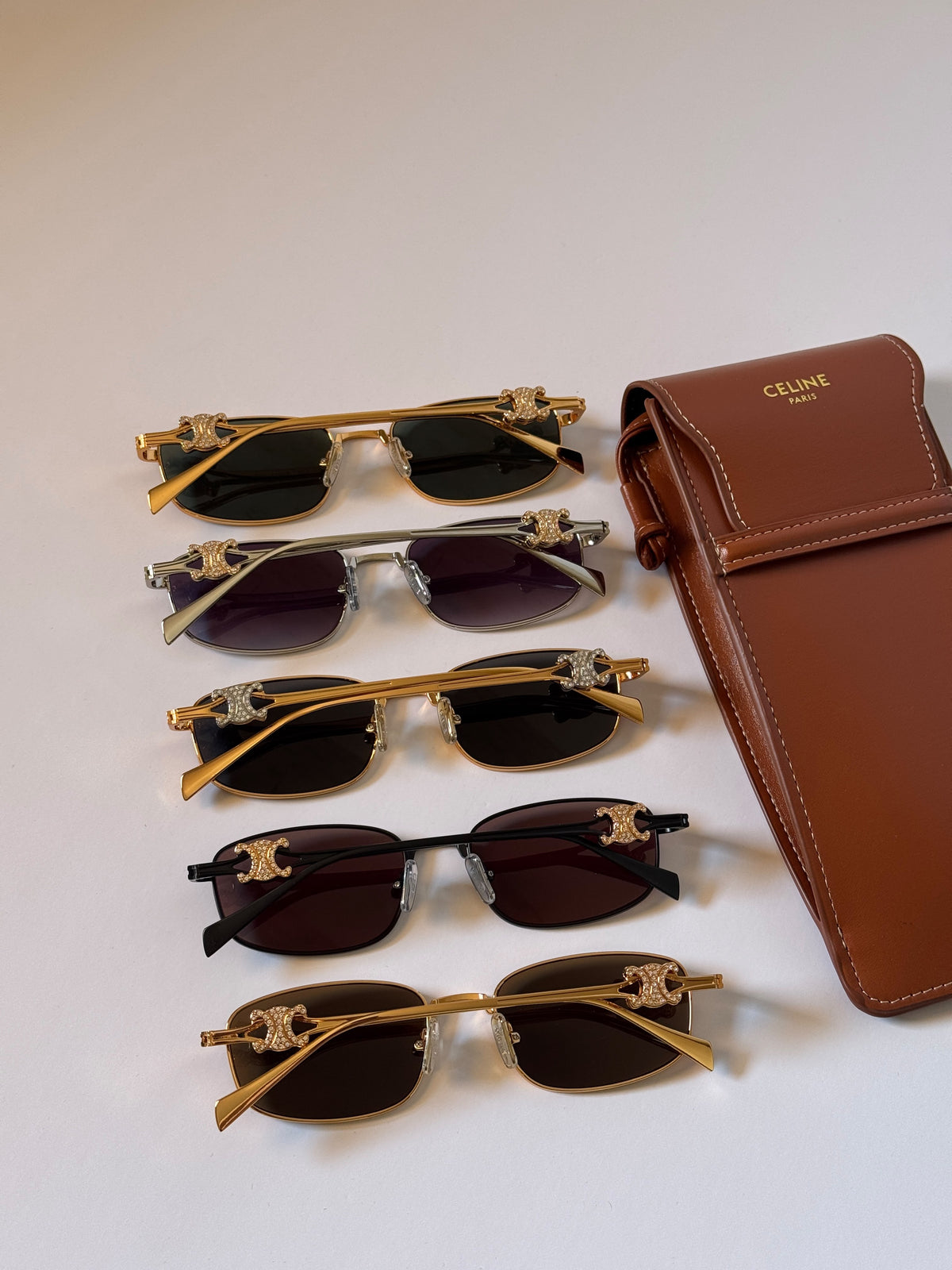 Celine Triomphe Metal Sunglasses