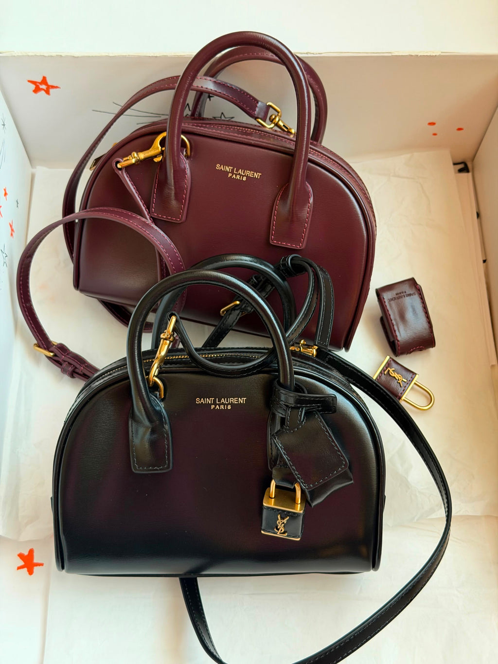 Saint Laurent Mini Sac de Jour Boston Bag