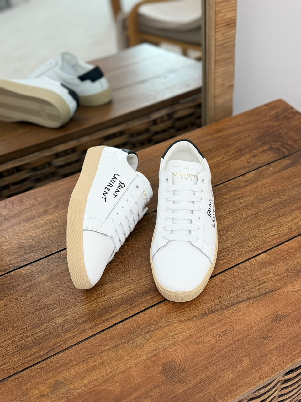 Saint Laurent Court Classic Embroidered Sneaker