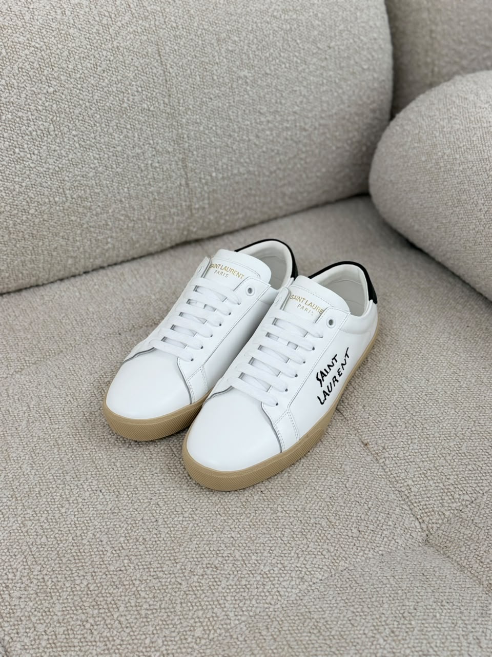 Saint Laurent Court Classic Embroidered Sneaker