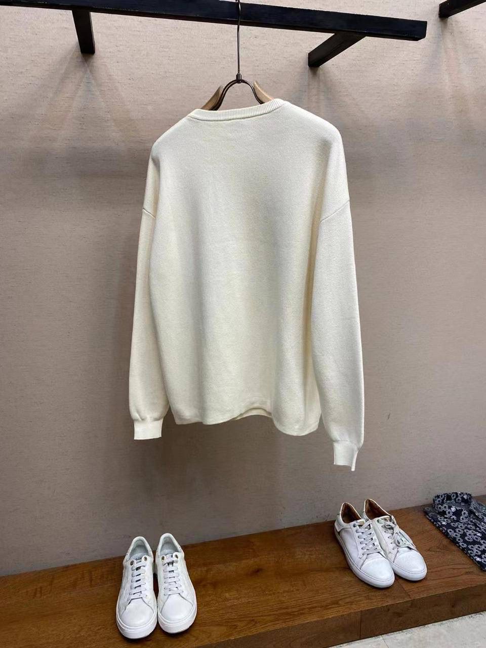 Loewe Anagram Pocket Sweater in Cotton Blend