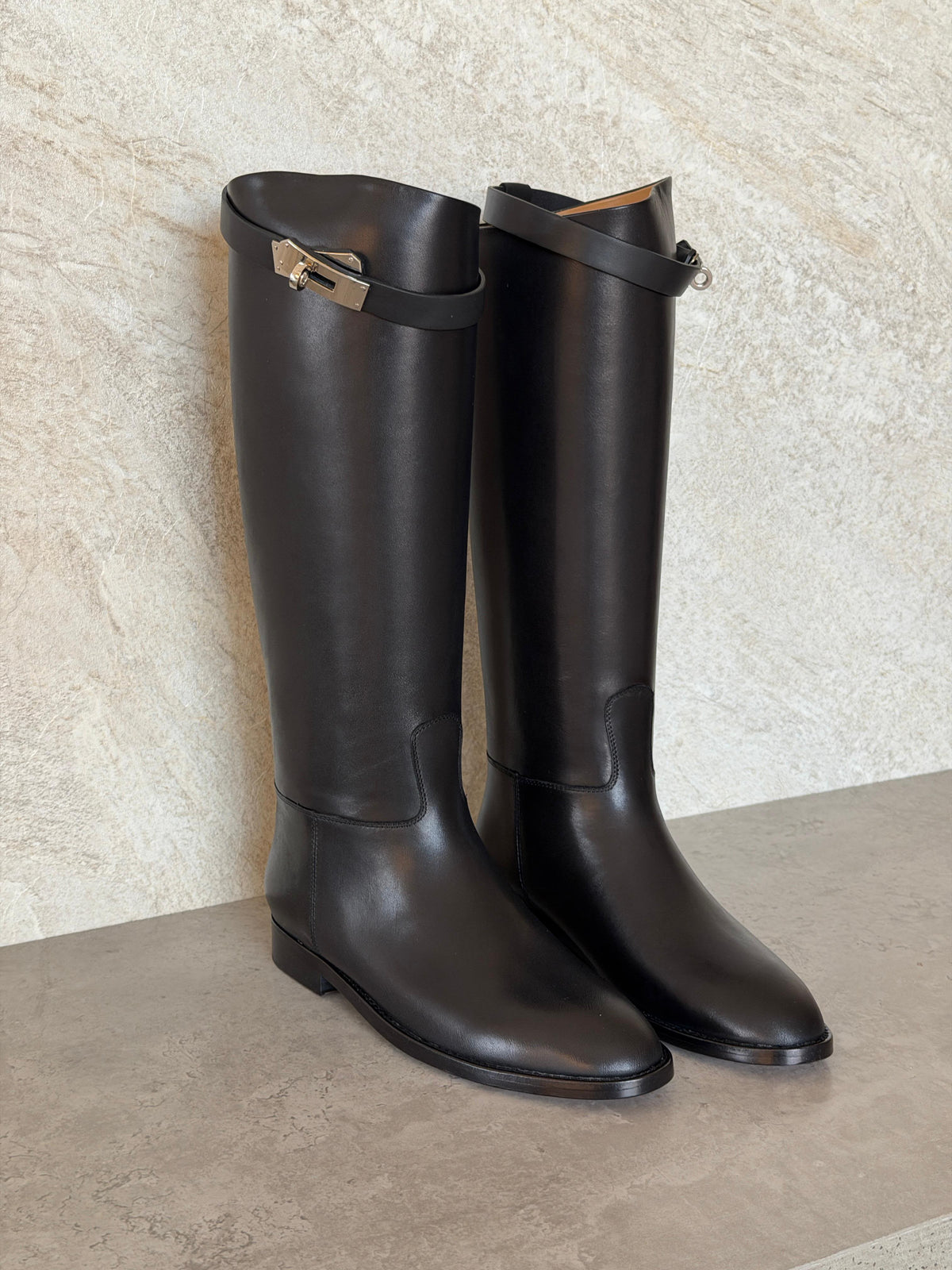 Hermes Jumping Boots in Box Calfskin