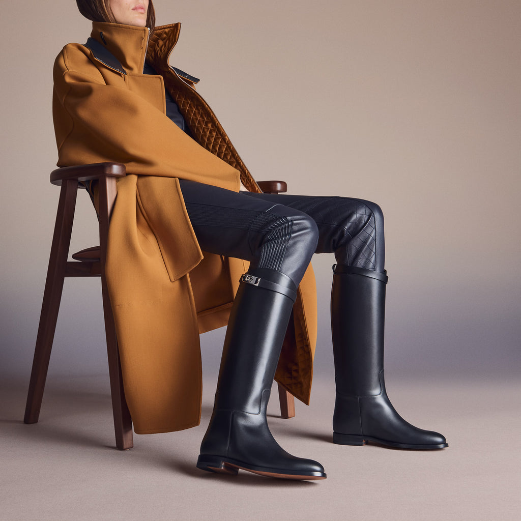 Hermes Jumping Boots in Box Calfskin