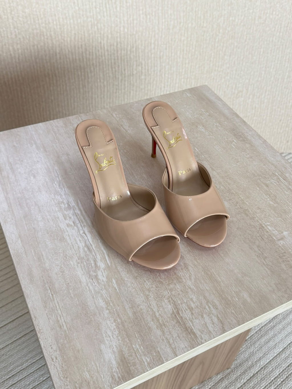 Louboutin Me Dolly Patent Leather Mules