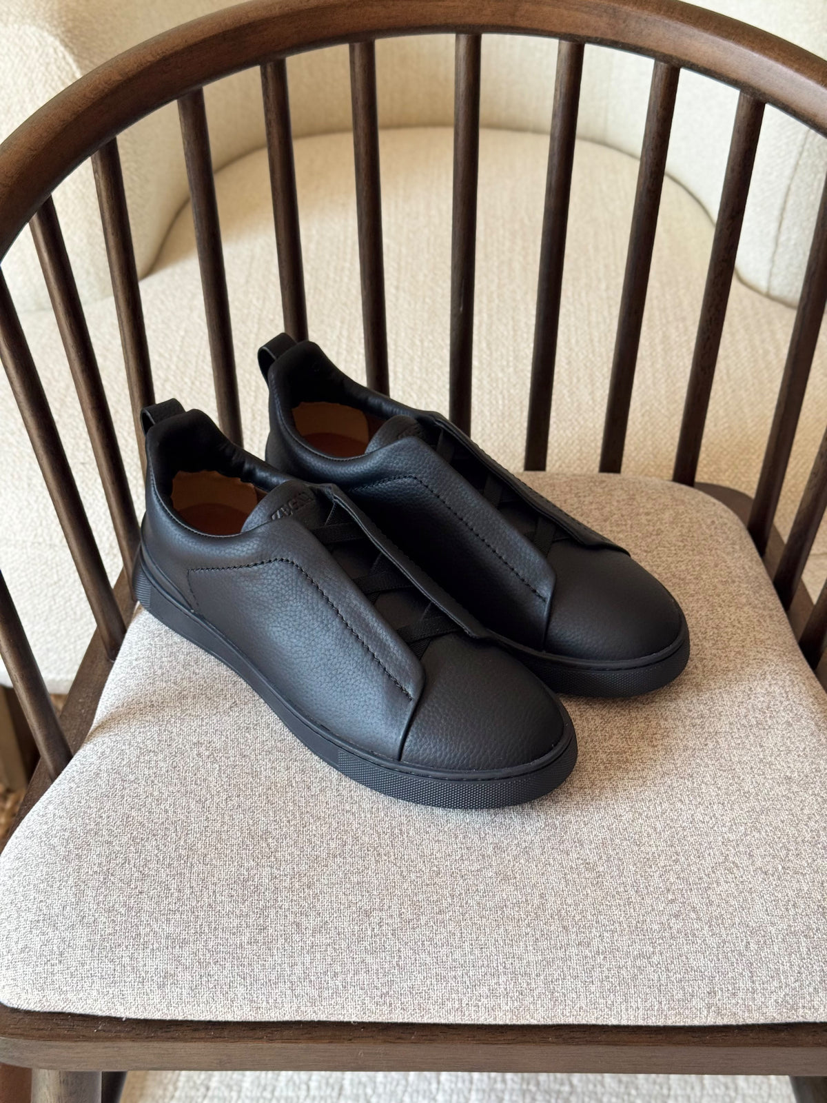 Zegna Triple Stitch Luxury Leisure Shoes