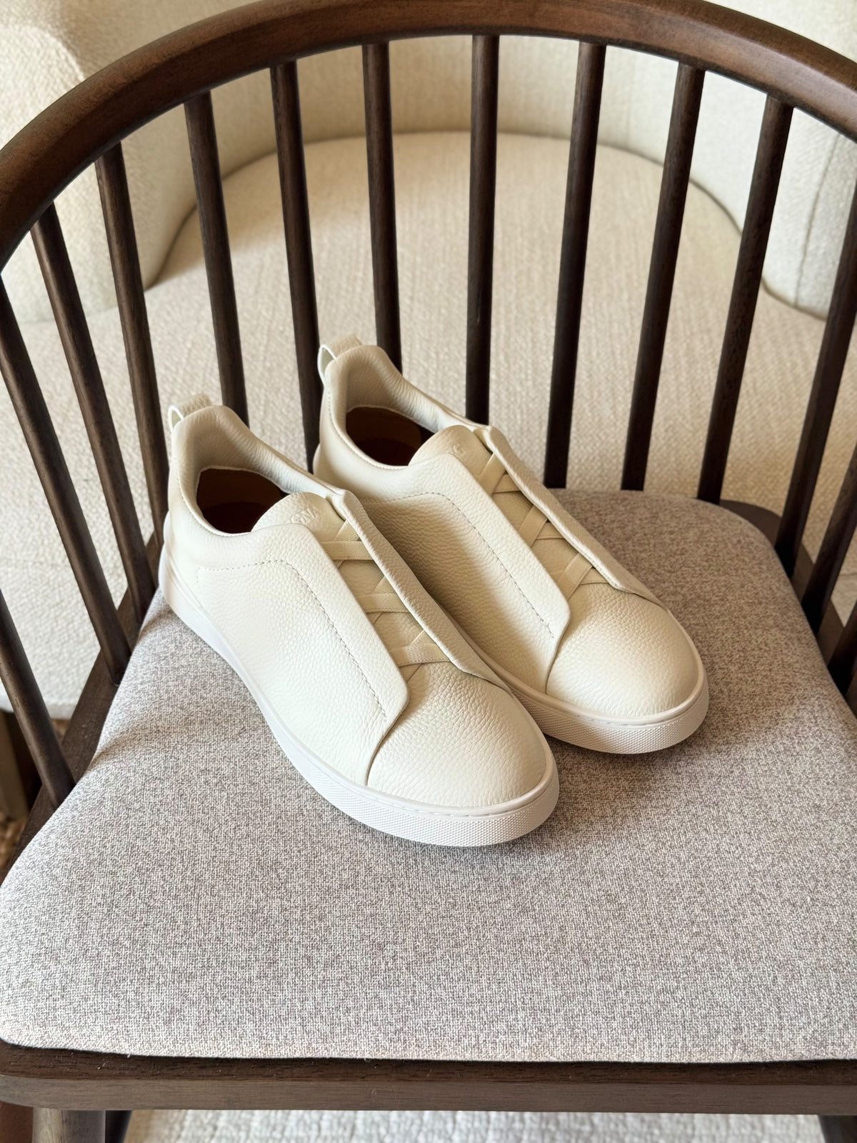 Zegna Triple Stitch Luxury Leisure Shoes